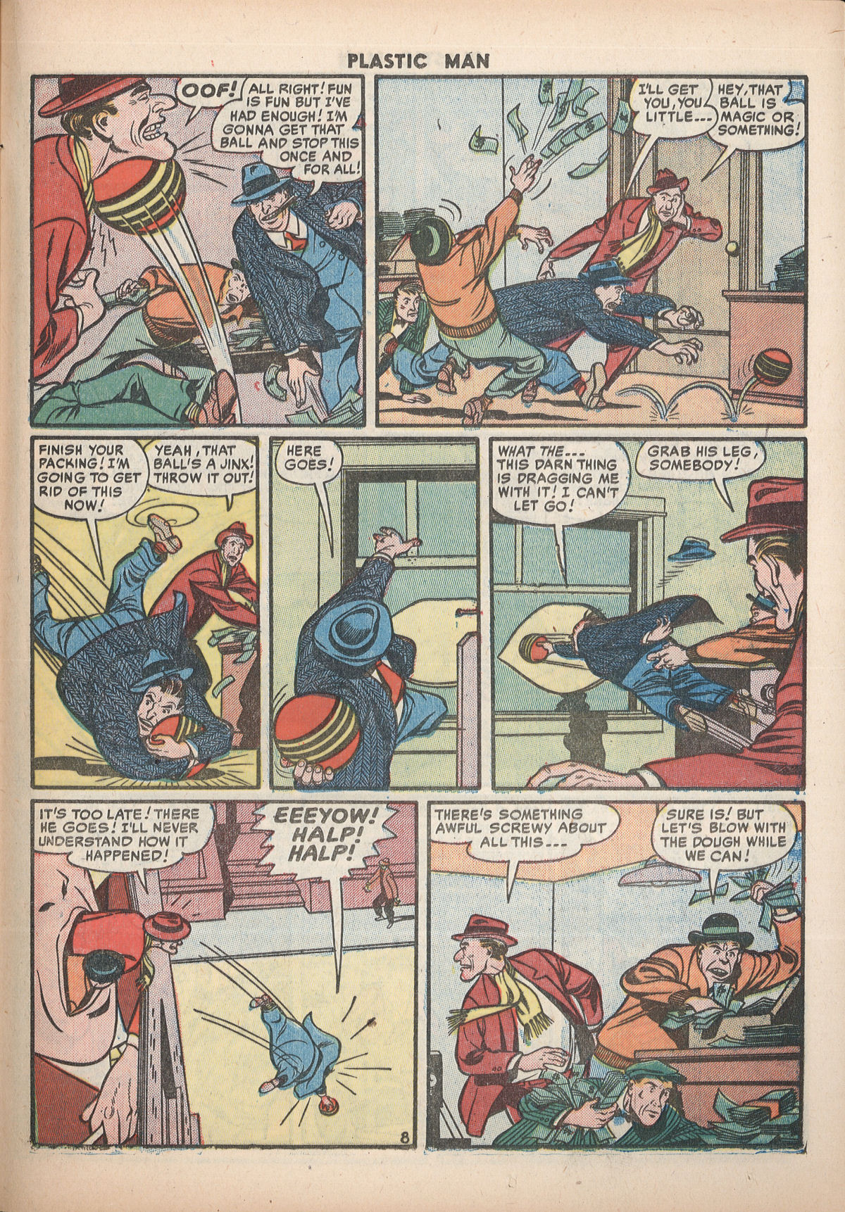 Read online Plastic Man (1943) comic -  Issue #29 - 33