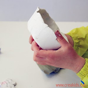 CreaKids: cuencos con pasta de secado al aire