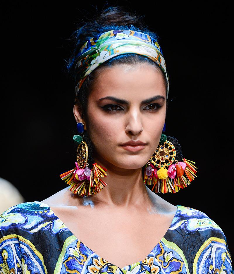 Fashion & Lifestyle: Dolce & Gabbana Earrings (2)... Spring 2013 Womenswear