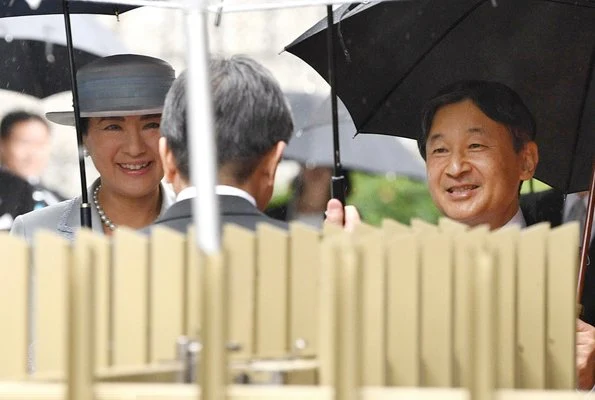 Emperor Naruhito and Empress Masako, Crown Prince Fumihito, Crown Princess Kiko, Princess Mako and Princess Kako