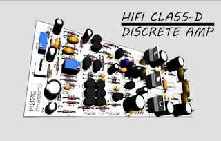 HiFi Class-D Discrete Power Amplifier