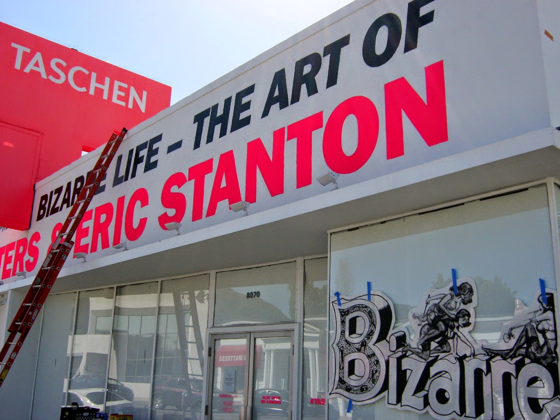The Eric Stanton (and Elmer Batters) "Bizarre Life" exhibit at TASCHEN GALLERY, Los Angeles, CA