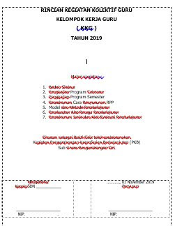 Contoh Laporan Kkg Materi Model Dan Metode Pembelajaran Kelas 4 Sd Mi Lampiran Berkas Pengajuan Dupak Tahunan Aneka Pendidikan