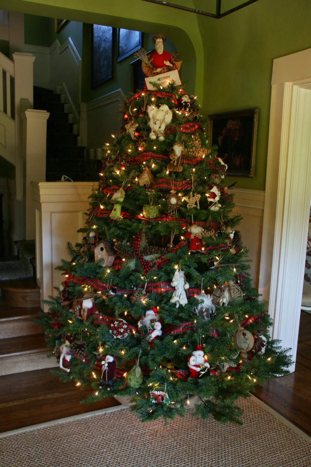 Our Last Big Christmas Tree Interior Beauty