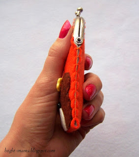 Заметки фетроголика. Изделия из фетра: Что это? - Ключница из фетра на ...