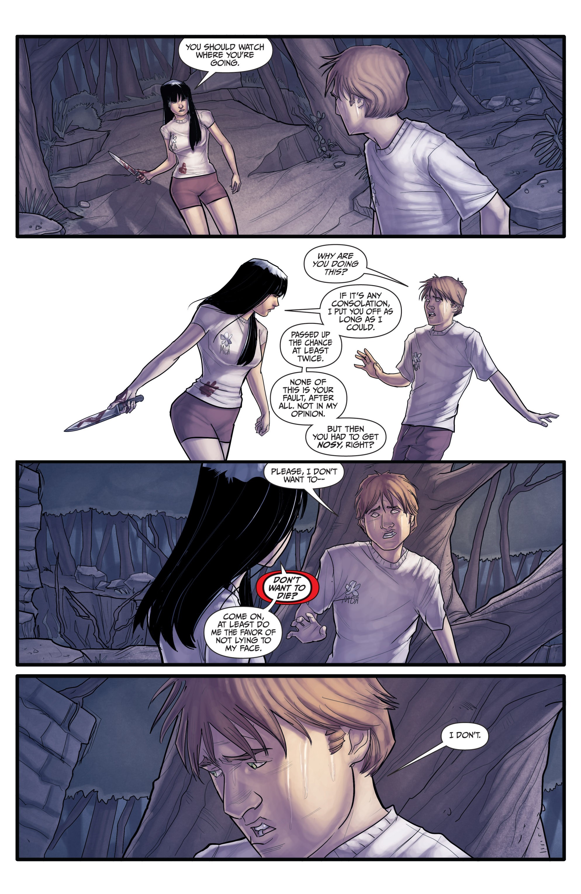 Read online Morning Glories comic -  Issue #19 - 22