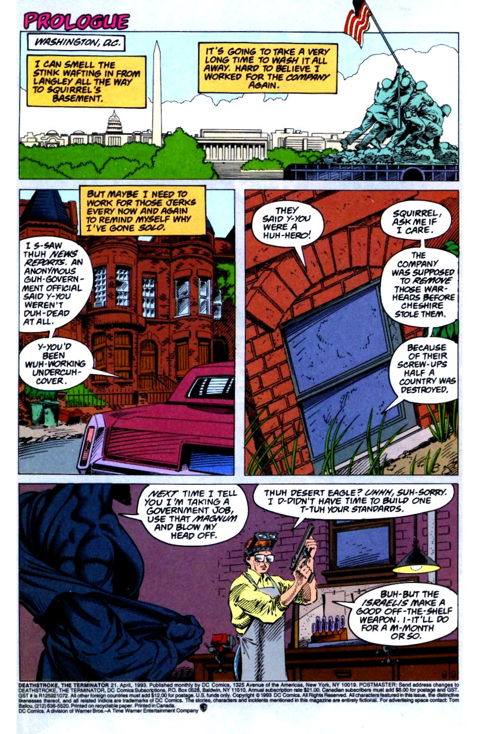 Read online Deathstroke (1991) comic -  Issue #21 - 2