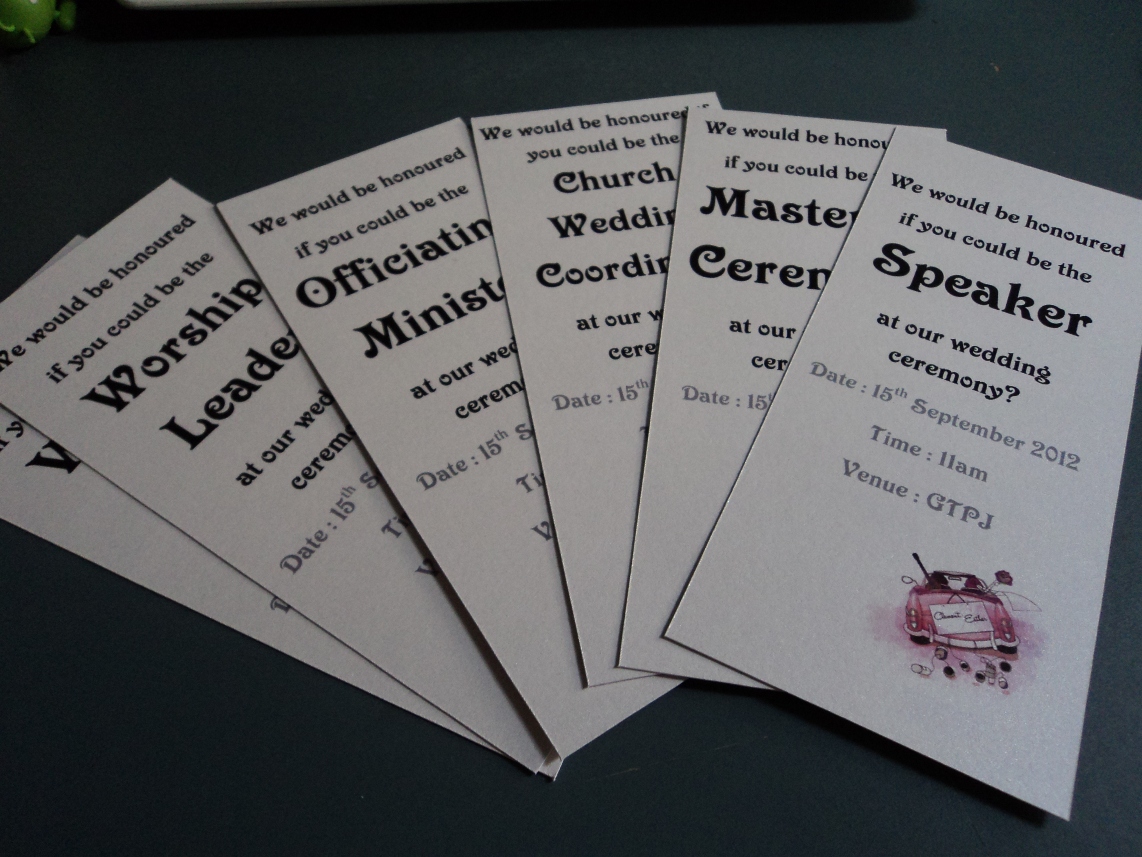 The. EstherChew: Wedding Invitations