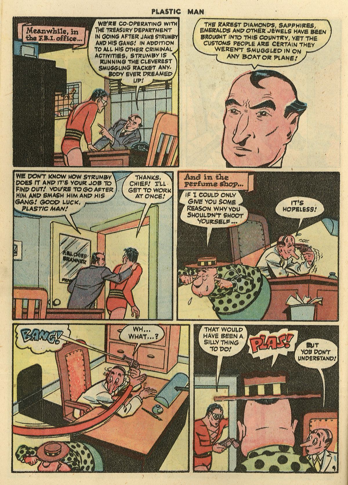 Read online Plastic Man (1943) comic -  Issue #3 - 40