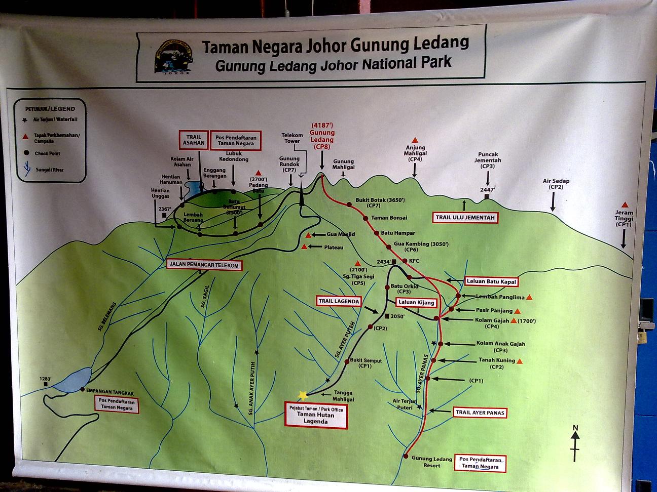 Nature tourism GUNUNG LEDANG, JOHOR )