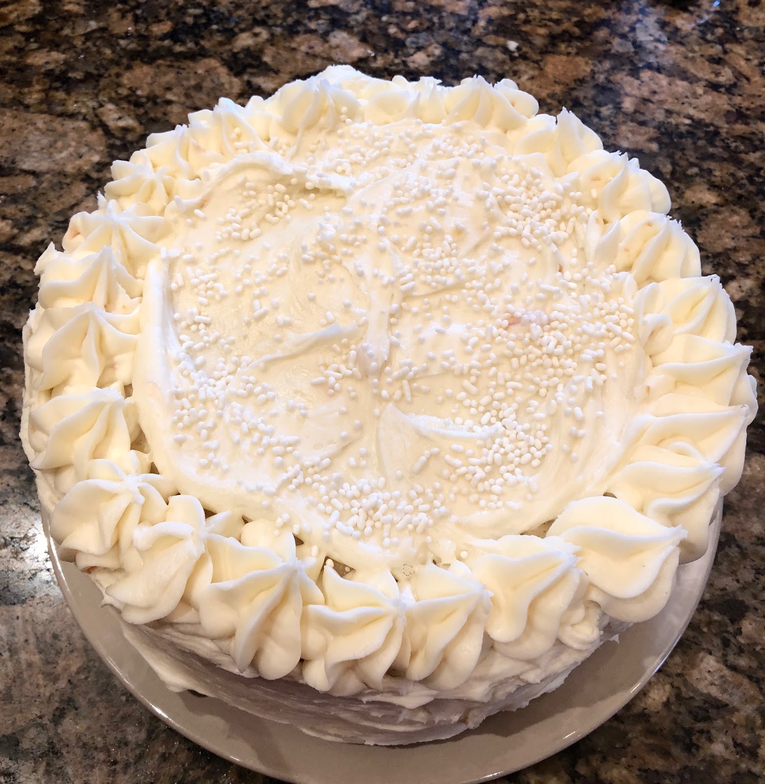 Orange Cake with Orange Frosting