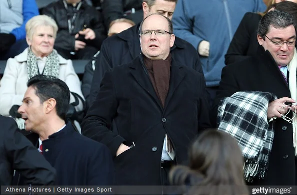 Prince Albert in the Premier League match at Liberty Stadium