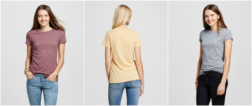 Mossimo Short Sleeve Triblend Crew $6 (reg $9) - when you buy 2!