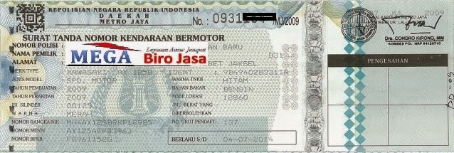 Mega-Biro Jasa Bandung-STNK
