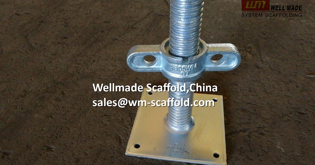 Adjustable Screw Jack Base Leveling 6 Ton Jacks to UKConstruction