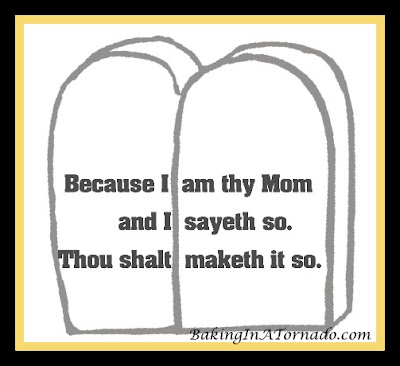 The Ten Commandments | BakingInATornado.com | #MyGraphics