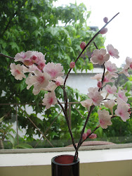 cherry blossoms gumpaste blooming edible flowers