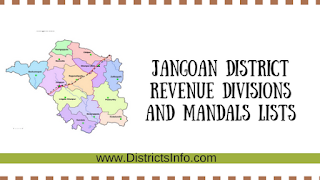 Jangoan District Revenue divisions and mandals Lists