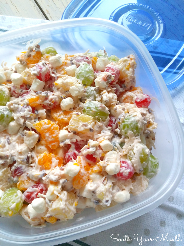 South Your Mouth Ambrosia Fruit Salad
