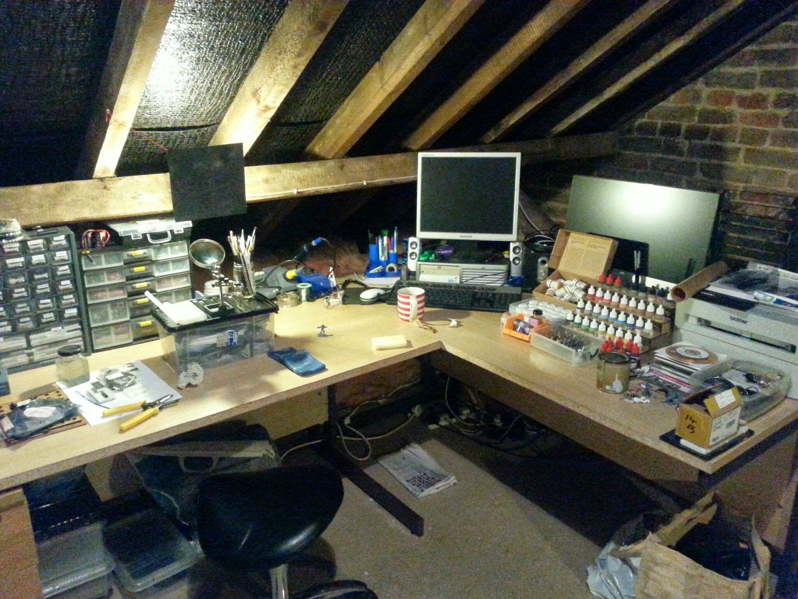 Nerd Club Miniature Painting Revisited I Always Thought Had Just A Few Paints But After Tracking Them All Down And Putting Together In One Place Can Understand Why The Boss Was So