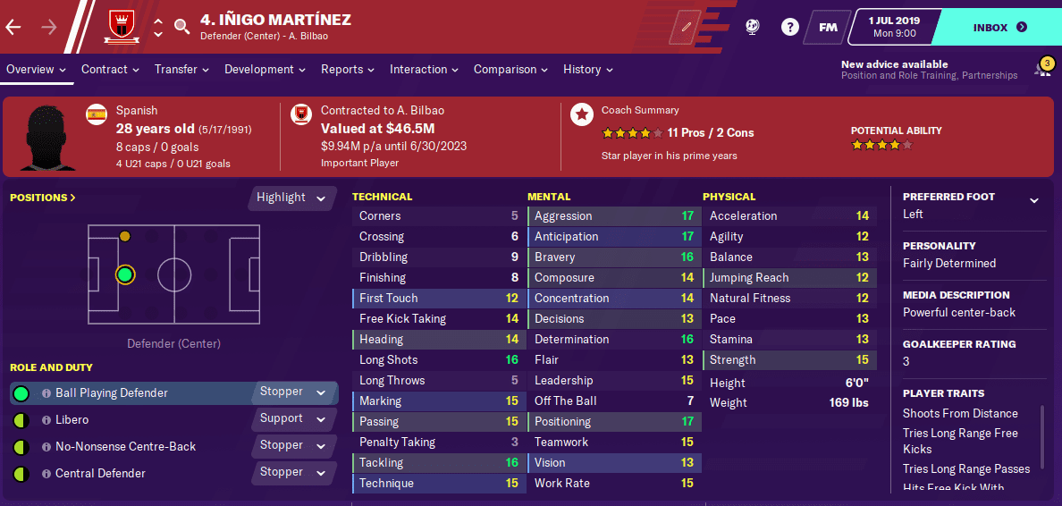FM20 Inigo Martinez FM20 Inigo Martinez