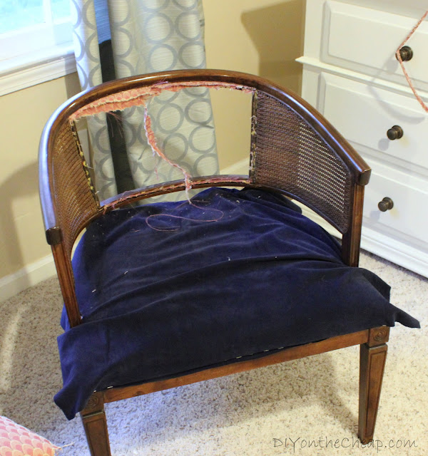 How to reupholster a chair