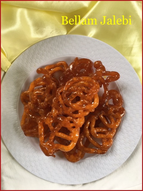 Bellam Jalebi ~~ Jaggery Jalebi