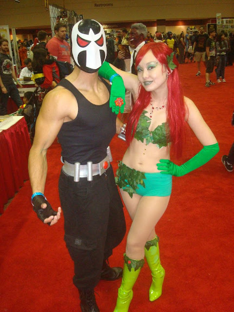 Bane and Poison Ivy cosplay Bane and Poison Ivy cosplay