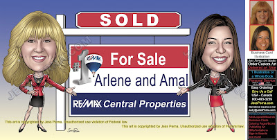 RE/MAX Partner Sold Sign Business Card Ads