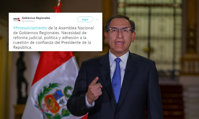 ANGR - Gobiernos Regionales respaldan a Martín Vizcarra