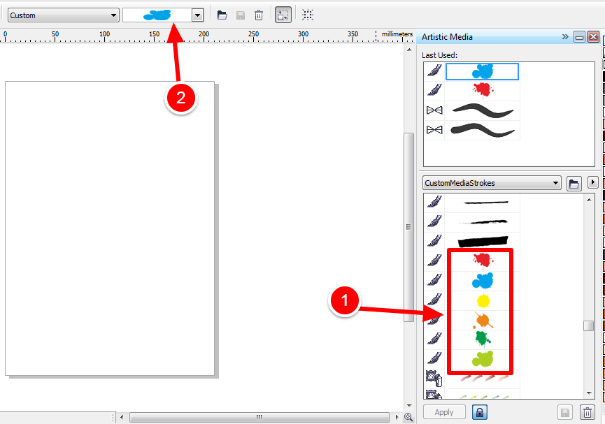 Cara Membuat & Menyimpan Brush di CorelDRAW