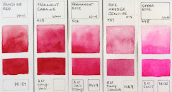 winsor newton rose permanent watercolours sanguine madder opera carmine genuine light range discontinued