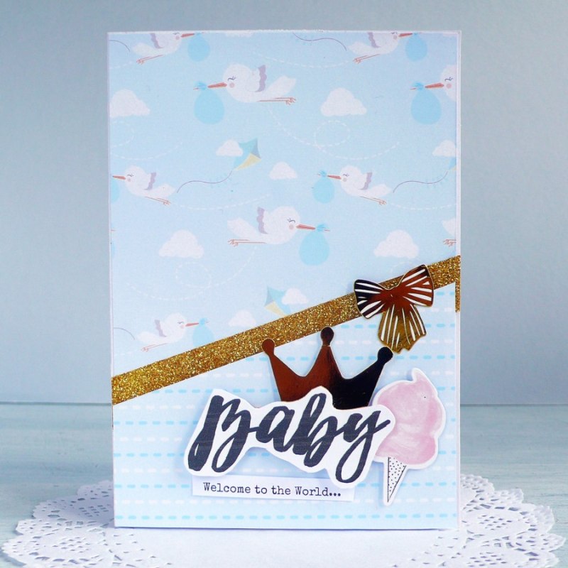 Cardmaking Biglietti Per Nascita E 1 Compleanno Flavir Cafe Creativo Idee Fai Da Te E Tutorial