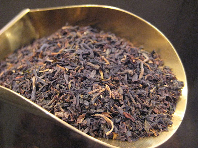 English black Tea, a blend of Assam, Java, and Ceylon tea leaves
