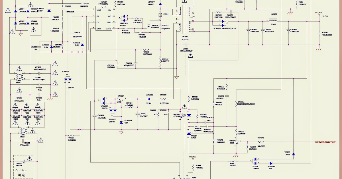 Onida Tv Circuit Board Diagram - Home Wiring Diagram