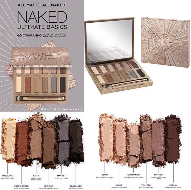 NEW URBAN DECAY NAKED ULTIMATE BASICS ALL MATTE EYESHADOW PALETTE