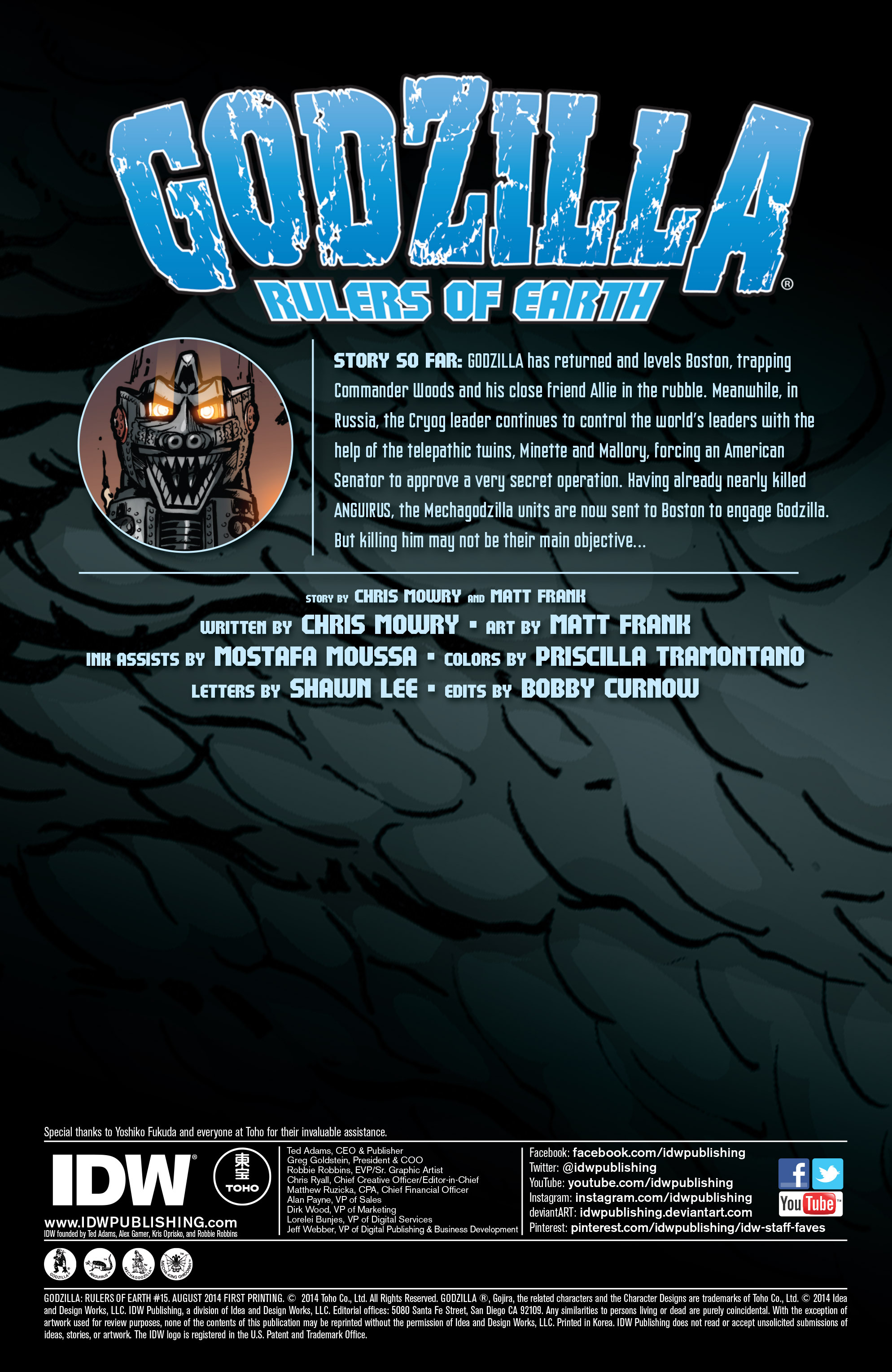Read online Godzilla: Rulers of Earth comic -  Issue #15 - 2