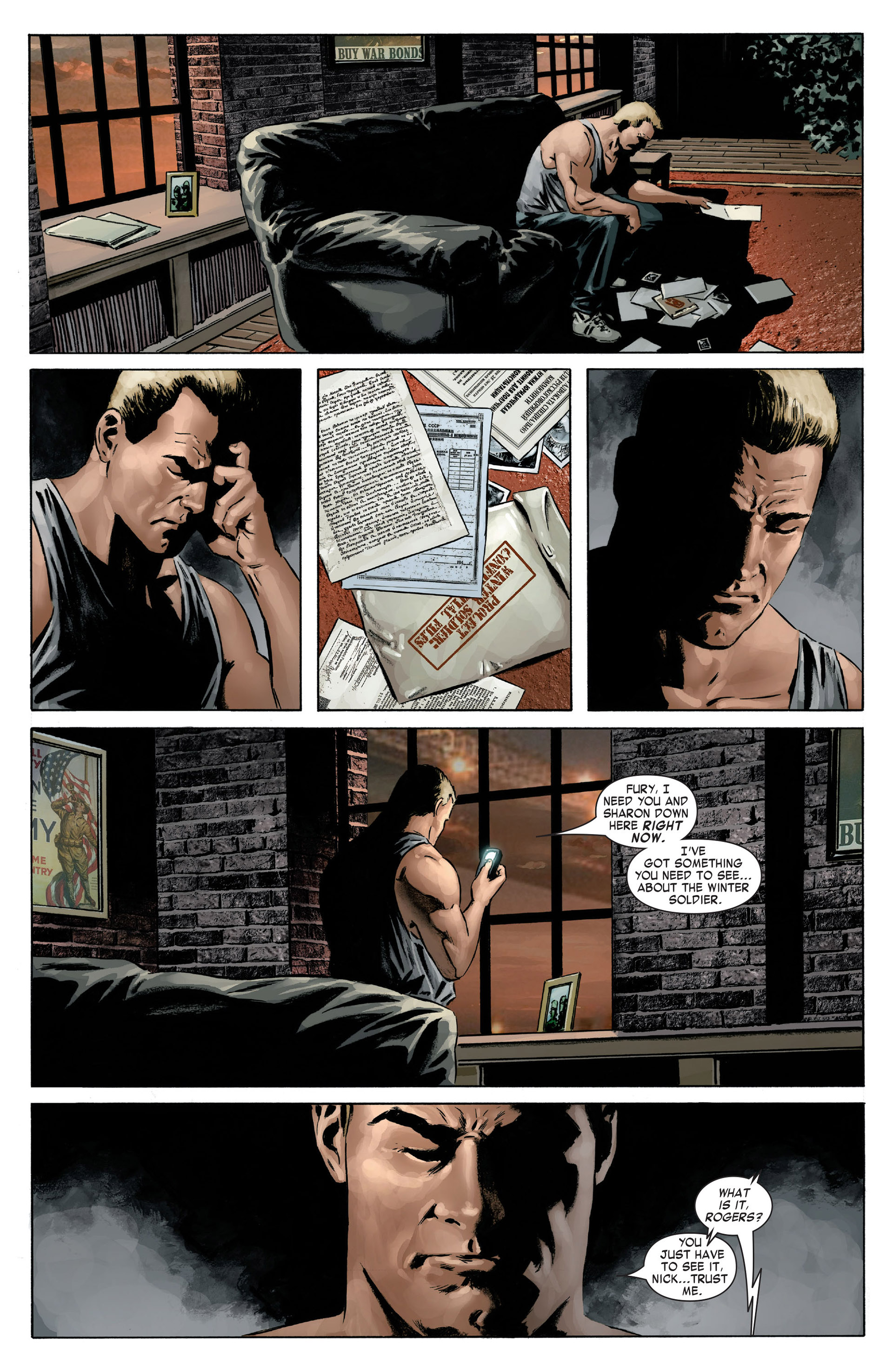 Read online Captain America (2005) comic -  Issue #11 - 21