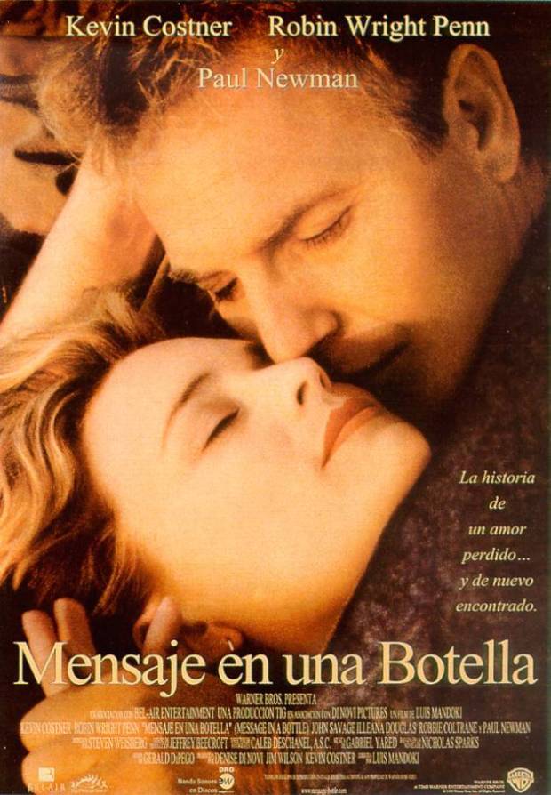 Ver pelicula "Mensaje en una botella" en You Tube 