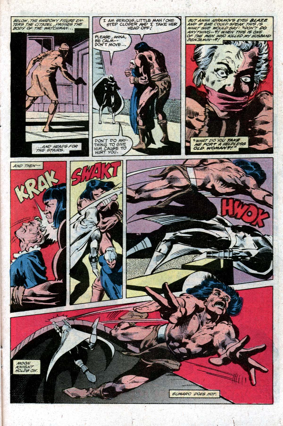 Moon Knight (1980) issue 18 - Page 22