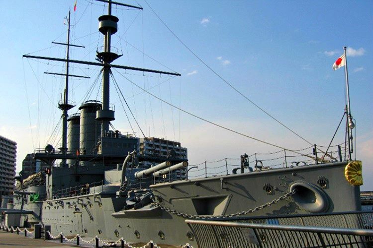 Mikasa adlı savaş gemisi, Japonlar tarafından 1899'da İngiltere'de yaptırıldı.