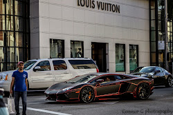 orange tron aventador lamborghini