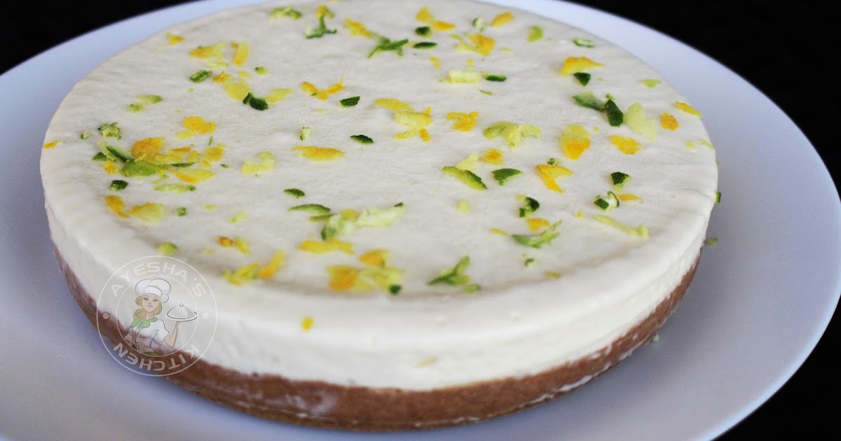 NO BAKE LEMON CHEESECAKE / NO GELATIN CHEESECAKE NO BAKE CHEESECAKE