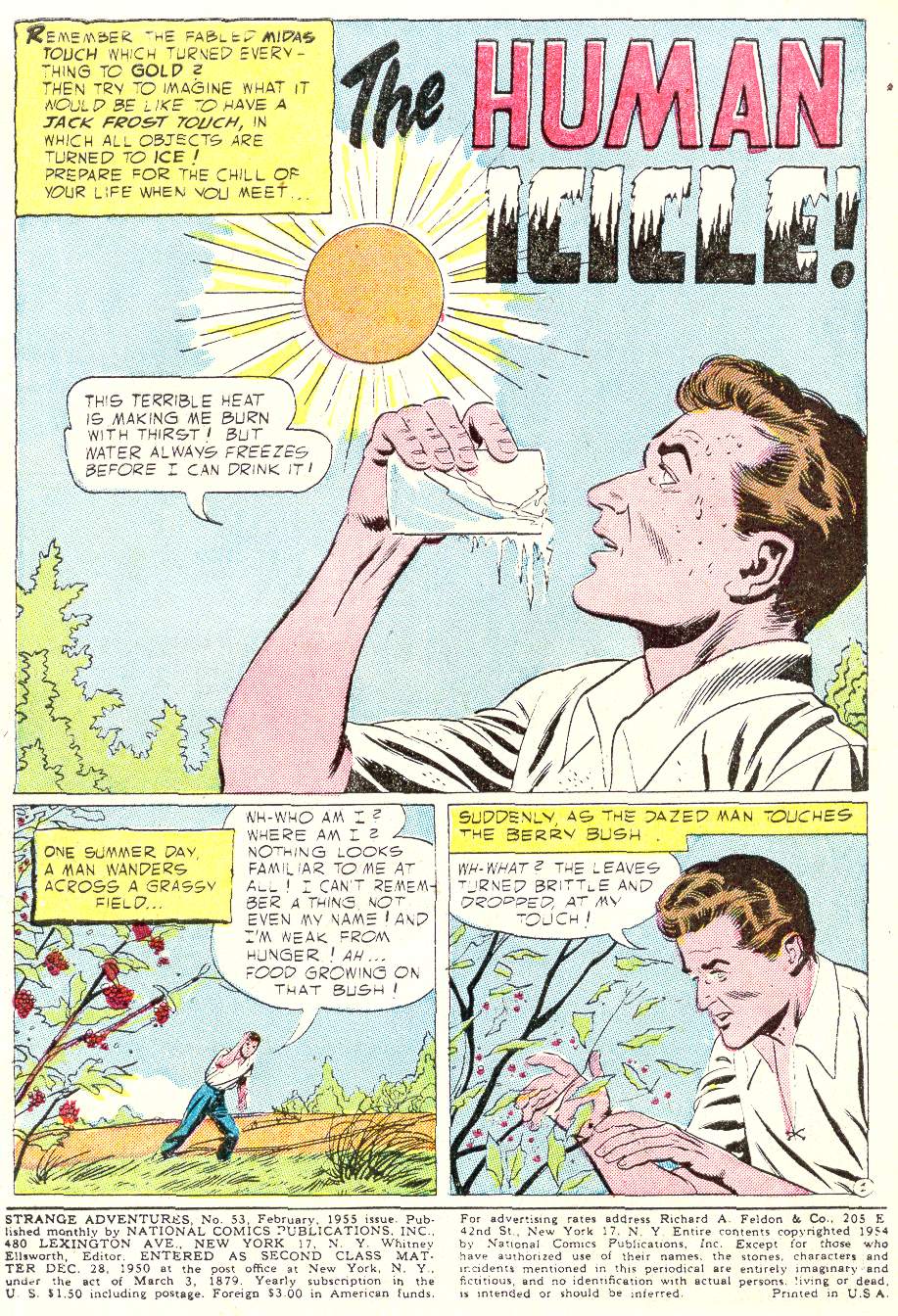 Read online Strange Adventures (1950) comic -  Issue #53 - 3