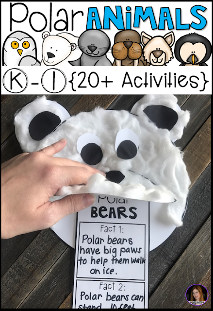 Are you looking for a factual unit to introduce polar animals in your kindergarten and first grade classroom?  Our polar animal unit is just what you need! 