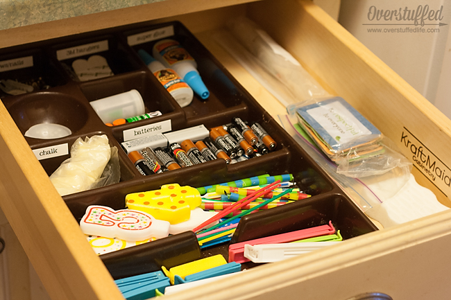Organizing Junk Drawers Overstuffed