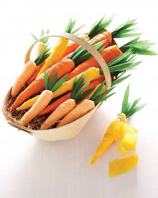 decorar con zanahorias