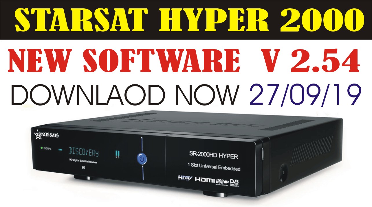 Starsat Hyper 2000 HD New Power VU Software V. 2.54 Sat Guru