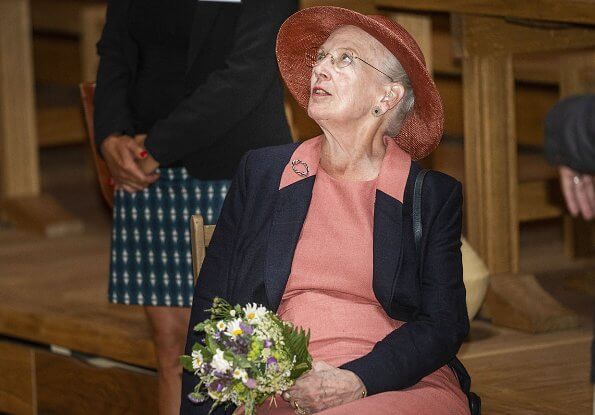 Queen Margrethe attended the opening of Viking Kings Hall at Land of Legends Museum in Lejre. The Kings Hall is the large Viking house