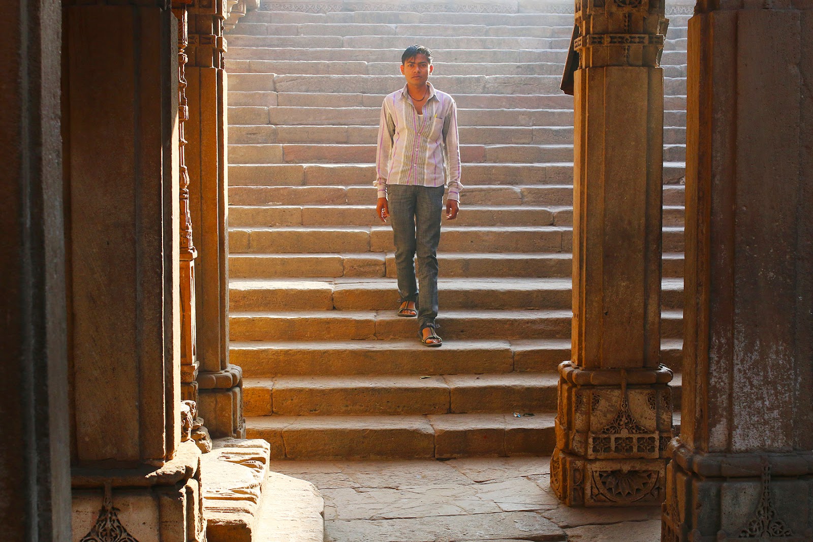 Adalaj ni vav Stepwell Ahmedabad Gujarat carvings beautiful steps travel tourism